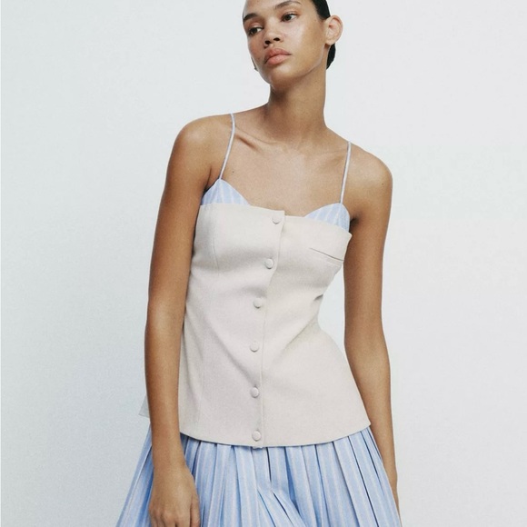 Zara Gray Mini Dress - Picture 2 of 16